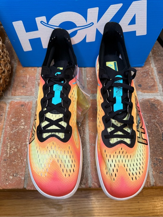 HOKA Cielo FlyX Track Spikes Men’s 13 VYZ Sprint Racing Shoes 1151990 NWT main image 10